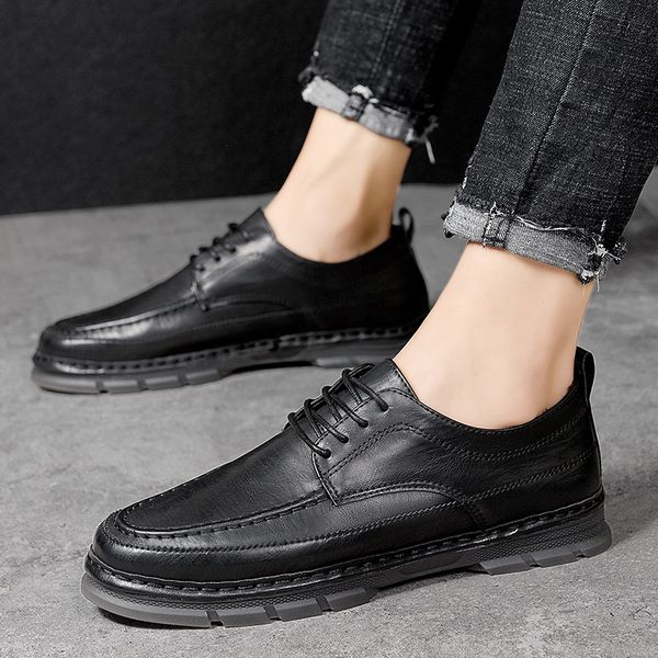 men leather shoe men designer sneakers footwear lace up sneakers for mens leather shoe business formal shoes, Black
men leather shoe men designer sneakers footwear lace up sneakers for mens leather shoe business formal shoes, Black