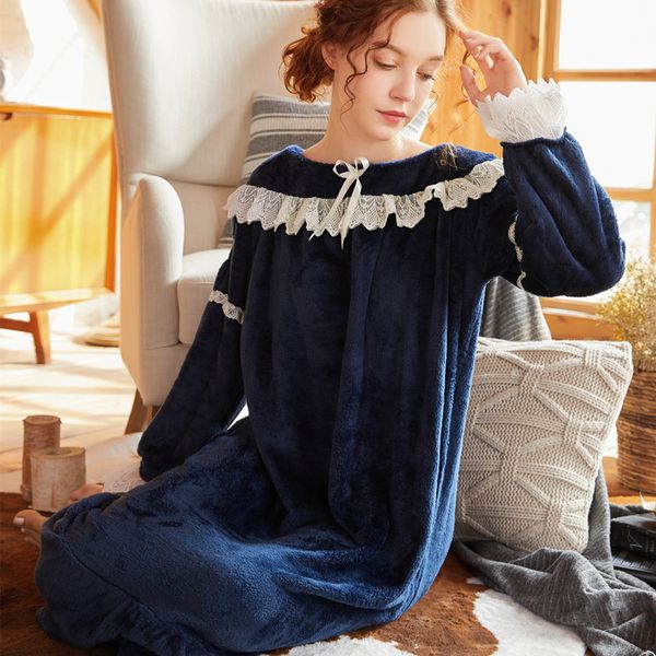 roseheart winter women fashion pink blue sleepwear nightdress lace nightwear sleepshirt nightgown sleepwear luxury flannel, Black;red
roseheart winter women fashion pink blue sleepwear nightdress lace nightwear sleepshirt nightgown sleepwear luxury flannel, Black;red