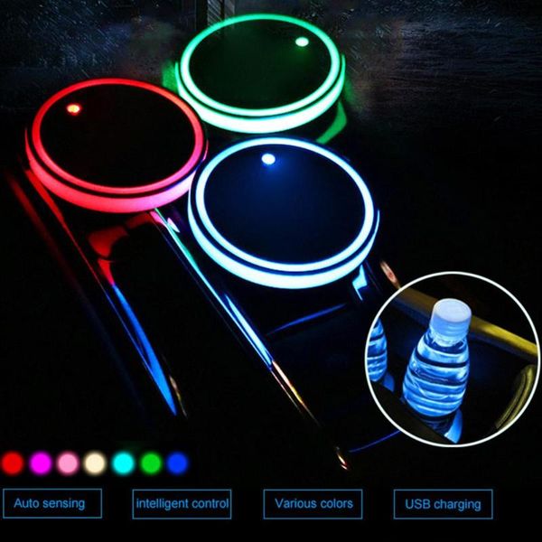2x car led light cup holder usb colorful atmosphere lights lamp drink holder ampshade luminous decoration automotive interior
2x car led light cup holder usb colorful atmosphere lights lamp drink holder ampshade luminous decoration automotive interior