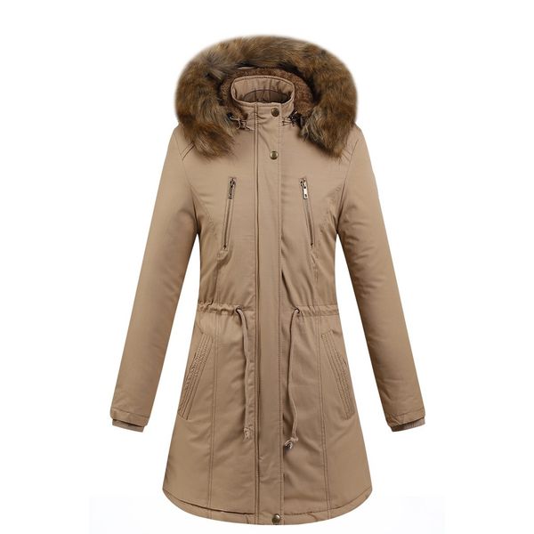 fashion winter coat women warm long hooded drawstring waist jacket red wadded cotton coat women parka manteau femme hiver, Black
fashion winter coat women warm long hooded drawstring waist jacket red wadded cotton coat women parka manteau femme hiver, Black