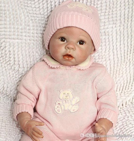 collec 22 "reborn baby girls игрушка силиконовый винил новорожденный реалистичный ребенок с одеждой карие глаза из мохера очень урезанный
collec 22 "reborn baby girls игрушка силиконовый винил новорожденный реалистичный ребенок с одеждой карие глаза из мохера очень урезанный