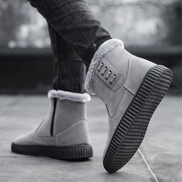 winter men snow boots warm casual casual cotton boots thick northeast cotton-padded shoes with velvet versatile su, Black
winter men snow boots warm casual casual cotton boots thick northeast cotton-padded shoes with velvet versatile su, Black