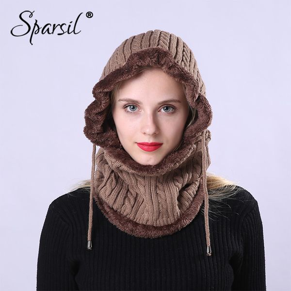 sparsil winter wool knit hooded collar removeable elastic hat men women warm thick neck wrap ear protector drawstring cap, Blue;gray
sparsil winter wool knit hooded collar removeable elastic hat men women warm thick neck wrap ear protector drawstring cap, Blue;gray