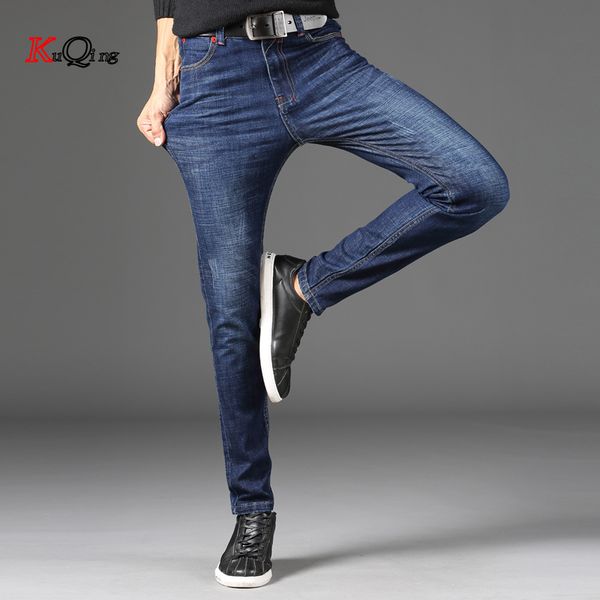 kuqing 2019 new arrival high quality slim casual jeans men,blue straight causal elastic jeans
kuqing 2019 new arrival high quality slim casual jeans men,blue straight causal elastic jeans