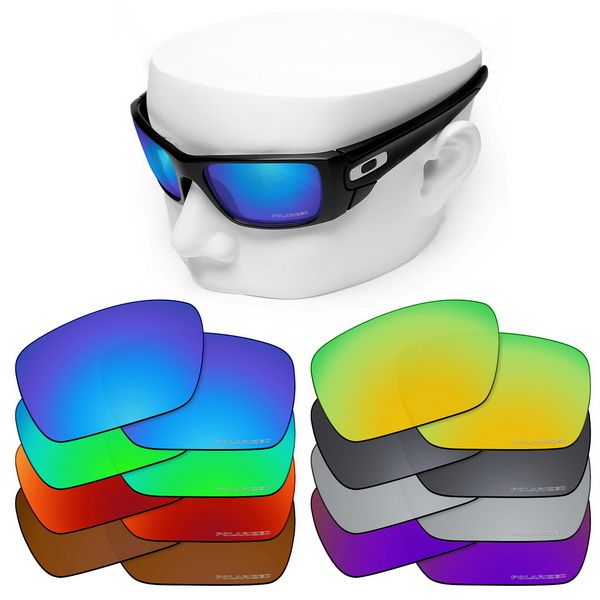 oowlit anti-scratch replacement lenses for- fuel cell etched polarized sunglasses