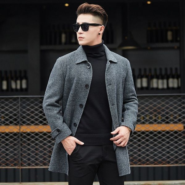 men's wool & blends british classic mens double-faced woolen coat office male slim fit overcoat winter business work jacket 3xl, Black
men's wool & blends british classic mens double-faced woolen coat office male slim fit overcoat winter business work jacket 3xl, Black