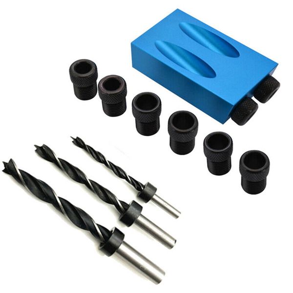 14pcs/set pocket hole screw jig with dowel drill set oblique hole locator carpenters wood joint tool
14pcs/set pocket hole screw jig with dowel drill set oblique hole locator carpenters wood joint tool
