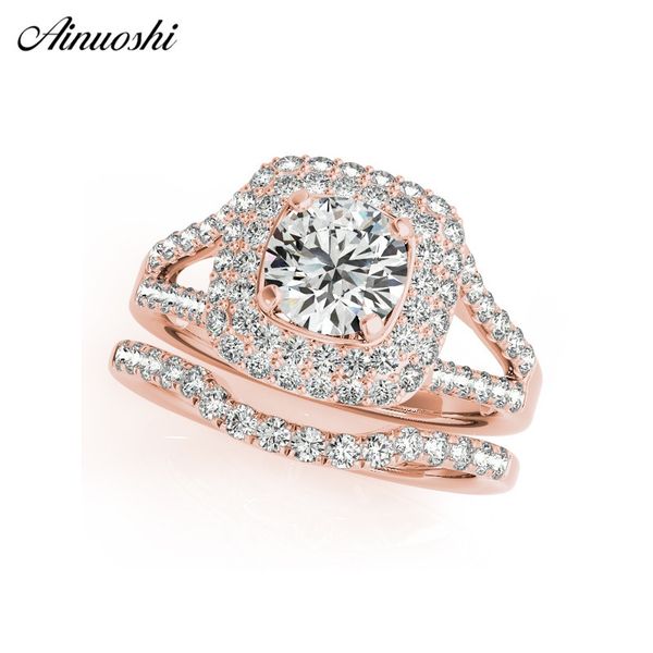 ainuoshi 925 стерлингового серебра женщин кольцо установить розовое золото цвет круглые кольца комплекты ювелирных изделий anillo де comprom, Slivery;golden
ainuoshi 925 стерлингового серебра женщин кольцо установить розовое золото цвет круглые кольца комплекты ювелирных изделий anillo де comprom, Slivery;golden