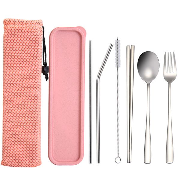 eleg-портативный 6 шт flatware комплект многоразовый 304 из нержавеющей стали прочные путешествий ножевые set
eleg-портативный 6 шт flatware комплект многоразовый 304 из нержавеющей стали прочные путешествий ножевые set