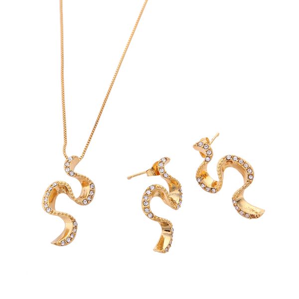 new arrival luxury golden snake pendant necklace set gold color animal jewellery set, Silver
new arrival luxury golden snake pendant necklace set gold color animal jewellery set, Silver