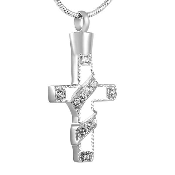 ijd8638 inlay crystal cross stainless steel cremation memorial pendant for ashes urn keepsake souvenir jewelry for men, Silver
ijd8638 inlay crystal cross stainless steel cremation memorial pendant for ashes urn keepsake souvenir jewelry for men, Silver