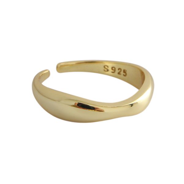 authentic 925 sterling silver open ring new minimalist irregular wave rings fine jewelry bijoux birthday gifts for women, Golden;silver
authentic 925 sterling silver open ring new minimalist irregular wave rings fine jewelry bijoux birthday gifts for women, Golden;silver