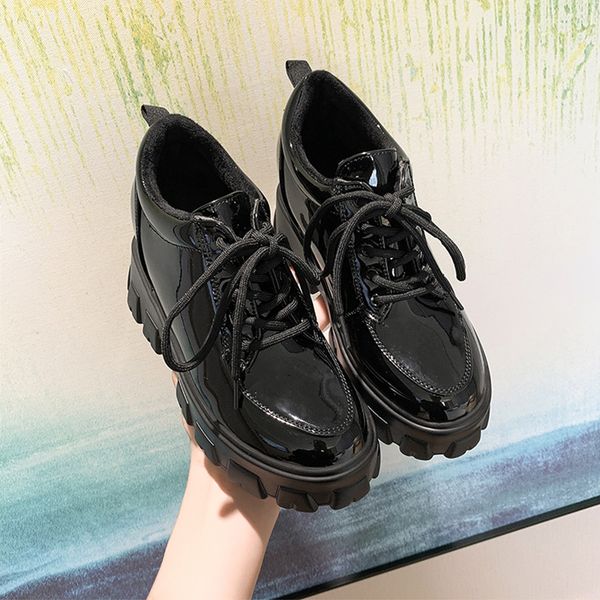 hight increase ulzzang women casual shoes woman winter warm platform wedges high heels ladies creepers flats loafers, Black
hight increase ulzzang women casual shoes woman winter warm platform wedges high heels ladies creepers flats loafers, Black