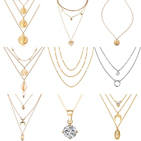 17km fashion coin shell map beads necklace 2019 for women y gold sliver multi layer necklaces & pendants ocean bohemian jewelry, Silver
17km fashion coin shell map beads necklace 2019 for women y gold sliver multi layer necklaces & pendants ocean bohemian jewelry, Silver