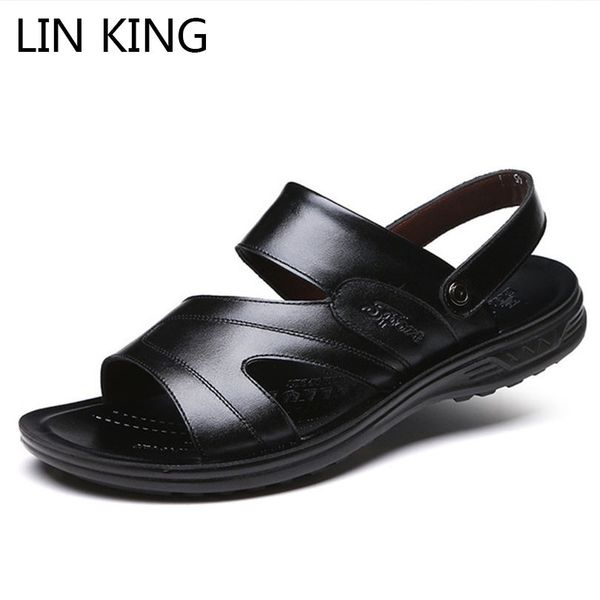 lin king fashion big size 48 genuine leather sandals for men black brown summer lazy slippers flip flops non slip man beach shoe
lin king fashion big size 48 genuine leather sandals for men black brown summer lazy slippers flip flops non slip man beach shoe