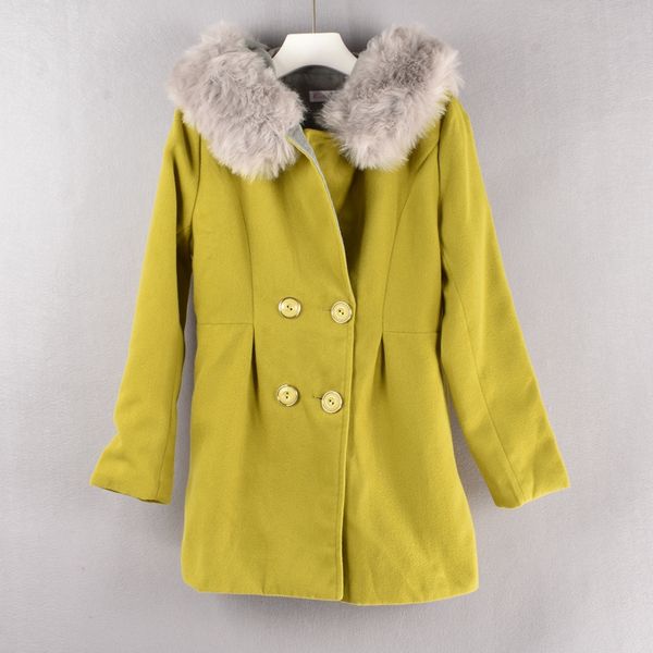 foreign trade women's winter fashion hooded casual loose wild simple double-breasted warm long section woolen coat real picture, Black
foreign trade women's winter fashion hooded casual loose wild simple double-breasted warm long section woolen coat real picture, Black