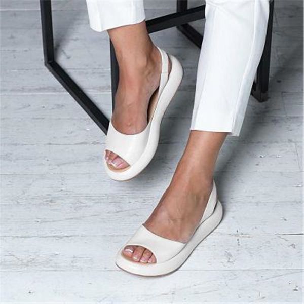 женщины плоского лето сандалии женщина твердого peep toe женщина pu летняя обувь 2020 комфортной плюс размер моды обувь женщины, Black
женщины плоского лето сандалии женщина твердого peep toe женщина pu летняя обувь 2020 комфортной плюс размер моды обувь женщины, Black