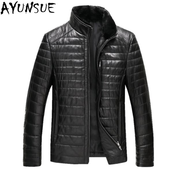 ayunsue genuine leather jacket men winter duck down coat black coats plus size 6xl men's winter jackets lx2162
ayunsue genuine leather jacket men winter duck down coat black coats plus size 6xl men's winter jackets lx2162