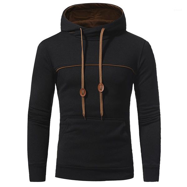 border color big pockets pullover mens hoodies casual males clothing solid color mens designer hoodies fashion, Black
border color big pockets pullover mens hoodies casual males clothing solid color mens designer hoodies fashion, Black