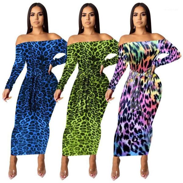print slash neck dew shoulder womens designer dresses females clothing womens casual dresses fashion leopard, Black;gray
print slash neck dew shoulder womens designer dresses females clothing womens casual dresses fashion leopard, Black;gray