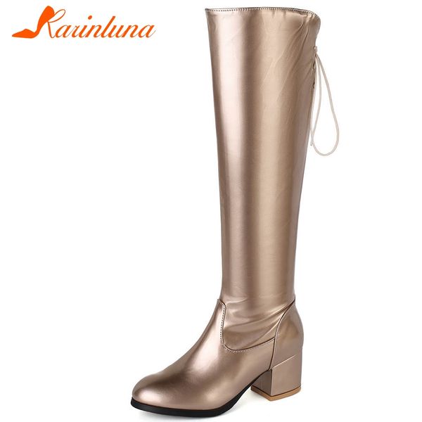 karin plus size 32-45 new ladies high chunky heels boots women fashion party office mid calf boots knee high shoes woman, Black
karin plus size 32-45 new ladies high chunky heels boots women fashion party office mid calf boots knee high shoes woman, Black