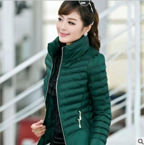 20 19 short slim stand collar women's jacket down padded coat female padded jacket fast delivery, Black
20 19 short slim stand collar women's jacket down padded coat female padded jacket fast delivery, Black
