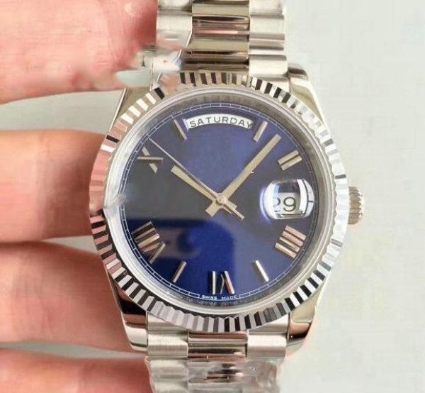 2020 wholesale watch day date mechanical 41mm mens silver watches stainless steel bezel stainless steel strap wristwatches .ing, Slivery;brown
2020 wholesale watch day date mechanical 41mm mens silver watches stainless steel bezel stainless steel strap wristwatches .ing, Slivery;brown