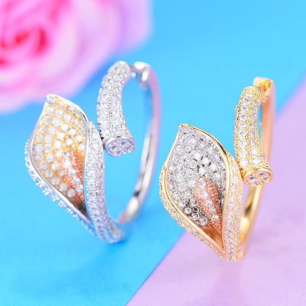 godki luxury 3 tone flower cubic zircon statement big hoop earrings for women wedding dubai bridal round circle hoop earring, Golden
godki luxury 3 tone flower cubic zircon statement big hoop earrings for women wedding dubai bridal round circle hoop earring, Golden