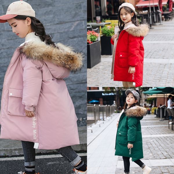2019 girls' medium coat down jacket and long children's medium and large children's thickened down jacket coat, Blue;gray
2019 girls' medium coat down jacket and long children's medium and large children's thickened down jacket coat, Blue;gray