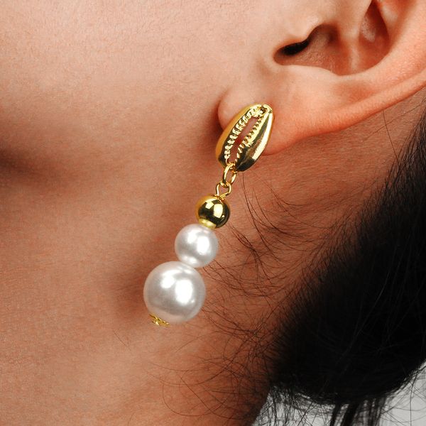 new fashion alloy shell earrings jewelry ladies elegant pearl long earrings earrings women women jewelry, Golden;silver
new fashion alloy shell earrings jewelry ladies elegant pearl long earrings earrings women women jewelry, Golden;silver