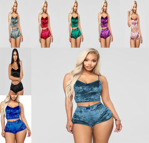 8 style pajamas set ladies camisole bow shorts suit large size pajamas set solid color -xxxl da596, Red;black
8 style pajamas set ladies camisole bow shorts suit large size pajamas set solid color -xxxl da596, Red;black