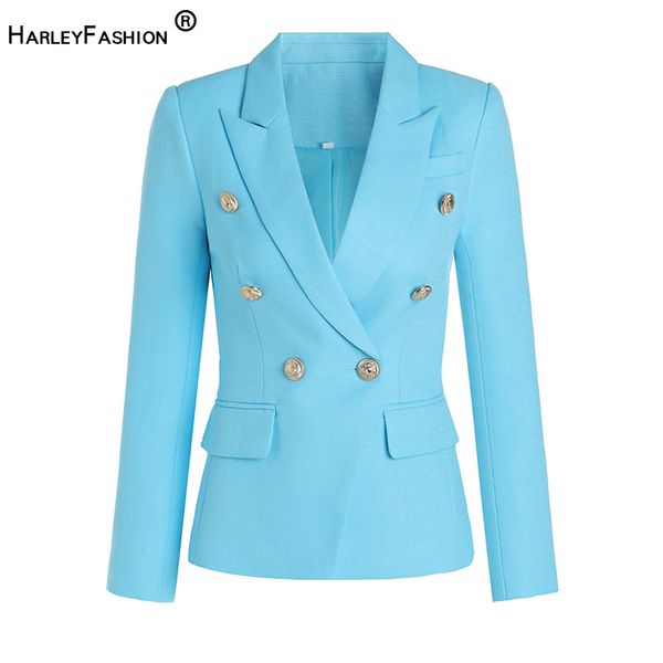 harleyfashion new fresh candy color light blue blazer quality european american style slim unique blazers high street jackets, White;black
harleyfashion new fresh candy color light blue blazer quality european american style slim unique blazers high street jackets, White;black