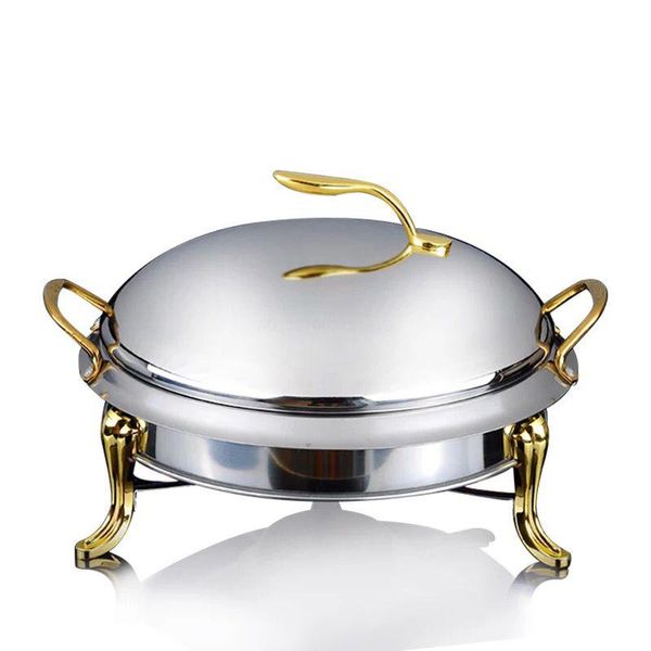 

stainless steel alcohol stove household /commercial small chafing dish solid fuel boilersmall dry pot apple pot 20/24cm