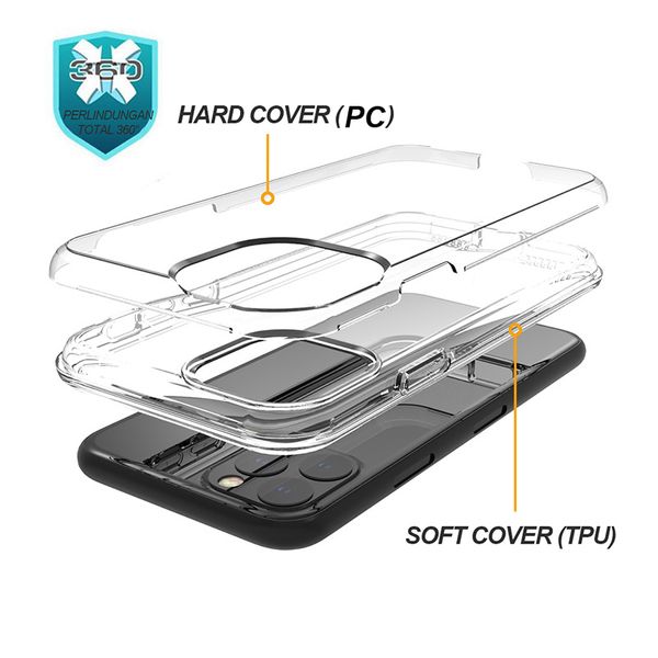 

clear hybrid 2 in 1 tpu pc shockproof case for iphone 11 pro max xr xs x 8 7 6 samsung s9 plus s10 s10e note 10 10+ m10 m20 m30 a40s m40 a60