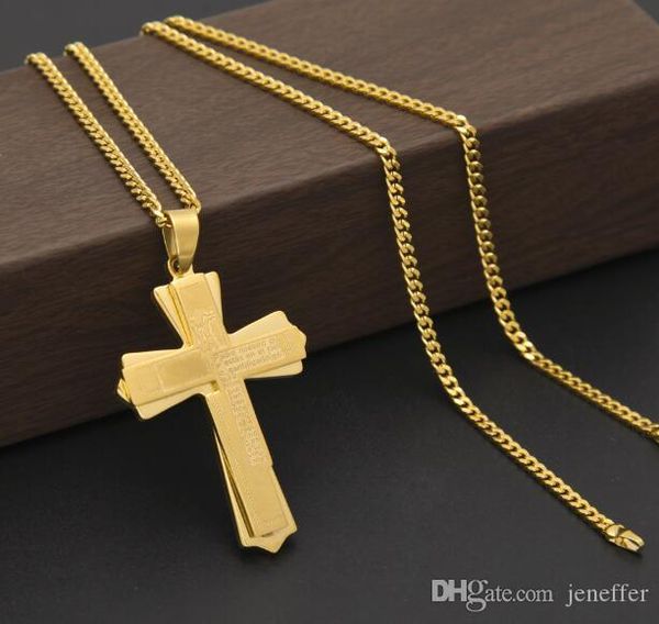 sale hiphop fashion men man cross pendant jagged gold-plated stainless steel necklace pendant 5.5cm*3.7cm with 3mm*24inch chain, Silver
sale hiphop fashion men man cross pendant jagged gold-plated stainless steel necklace pendant 5.5cm*3.7cm with 3mm*24inch chain, Silver