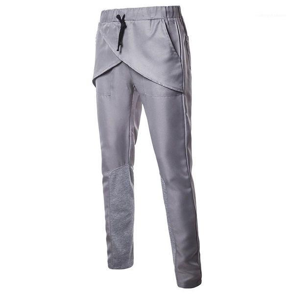 mens clothing mens designer panelled pencil pants casual elastic waist pants fashion natural color long pants, Black
mens clothing mens designer panelled pencil pants casual elastic waist pants fashion natural color long pants, Black