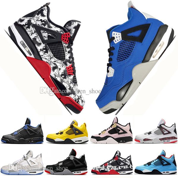 Top 2019 Newest Bred 4 4s What The Cactus Jack Laser Wings Mens Basketball Shoes Denim Blue Eminem Pale Citron Men Sports Designer Sneakers 
Top 2019 Newest Bred 4 4s What The Cactus Jack Laser Wings Mens Basketball Shoes Denim Blue Eminem Pale Citron Men Sports Designer Sneakers