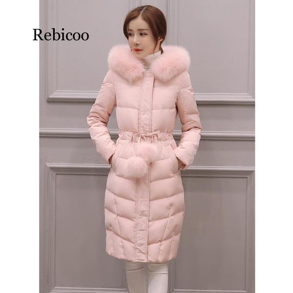 2019 new winter jacket women long-sleeved hooded cotton coat women over knee length hair ball fashion jacket outerwear parka, Black
2019 new winter jacket women long-sleeved hooded cotton coat women over knee length hair ball fashion jacket outerwear parka, Black