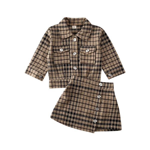 1-5years toddler kids baby girls formal clothes plaid coat + a-line skirts 2pcs clothing set winter warm outfits, White
1-5years toddler kids baby girls formal clothes plaid coat + a-line skirts 2pcs clothing set winter warm outfits, White