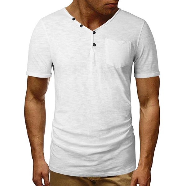 solid color mens tshirts short sleeve v neck mens slim tees trendy casual males tshirts, White;black
solid color mens tshirts short sleeve v neck mens slim tees trendy casual males tshirts, White;black