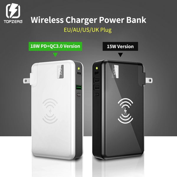 ero 10000 mah wireless charger power bank for xiaomi huawei iphone samsung portable led pd qc 3.0 usb fast external battery
ero 10000 mah wireless charger power bank for xiaomi huawei iphone samsung portable led pd qc 3.0 usb fast external battery