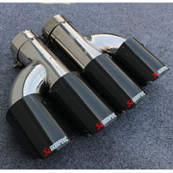 2 pcs car exhaust pipe h model akrapovic carbon exhausts dual end tips for vw exhaust dual muffler pipes tail tips
2 pcs car exhaust pipe h model akrapovic carbon exhausts dual end tips for vw exhaust dual muffler pipes tail tips