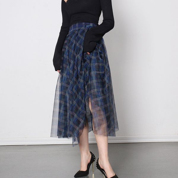 summer womens skirts plaid printed asymmetrical fashion panelled urban leisure style skirts woman designer luxury clothes, Black
summer womens skirts plaid printed asymmetrical fashion panelled urban leisure style skirts woman designer luxury clothes, Black