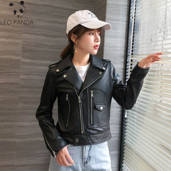 women plus size high qual sheepskin genuine leather jackets 2020 spring autumn motorcycle biker jacket ladies real leather coats, Black
women plus size high qual sheepskin genuine leather jackets 2020 spring autumn motorcycle biker jacket ladies real leather coats, Black