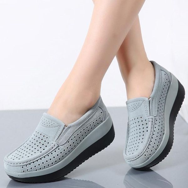 with box spring women flat shoes loafers suede ladies shoes leather hollow platform shoes slip on flats bottom moccasins, Black
with box spring women flat shoes loafers suede ladies shoes leather hollow platform shoes slip on flats bottom moccasins, Black
