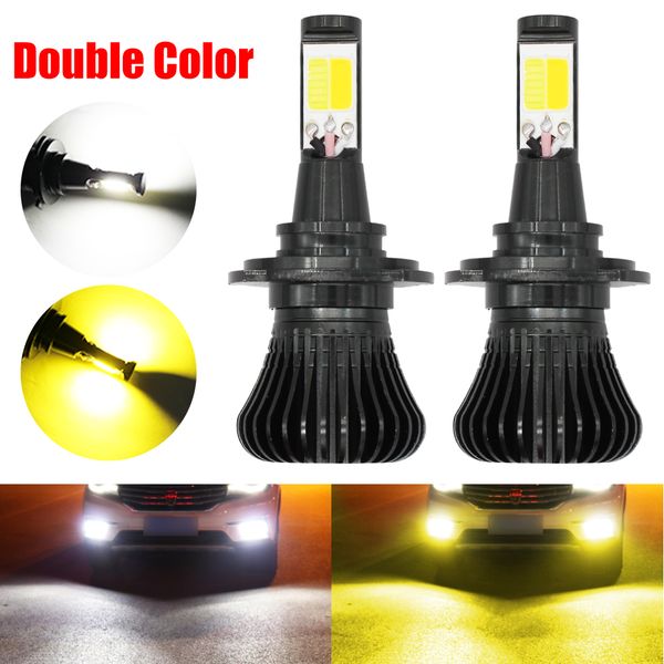 9005 9006 led car fog lamp bulbs h3 h7 h11 880 led cob chips dual color 6000k white 3000k amber yellow switch auto driving light
9005 9006 led car fog lamp bulbs h3 h7 h11 880 led cob chips dual color 6000k white 3000k amber yellow switch auto driving light