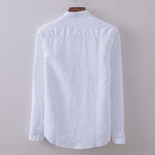 men's dress shirts classic men breathable cotton linen formal business office work camisa masculina long sleeve wedding white shirt, White;black
men's dress shirts classic men breathable cotton linen formal business office work camisa masculina long sleeve wedding white shirt, White;black