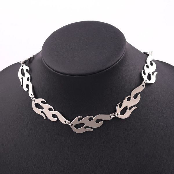 fashion jewelry flame necklace sets punk accessory rock chain choker for women men 2020 hip hop gift party accessories, Golden;silver
fashion jewelry flame necklace sets punk accessory rock chain choker for women men 2020 hip hop gift party accessories, Golden;silver