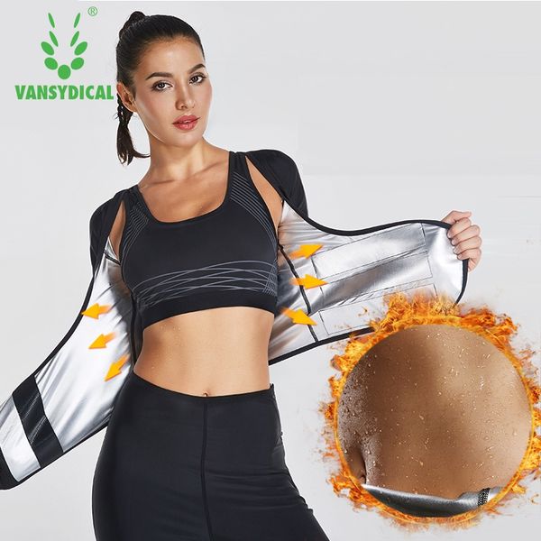 vansydical women sweat sport fitness women gym shirt running sportswear waist trainer body shaper gym shapewear, Black;blue
vansydical women sweat sport fitness women gym shirt running sportswear waist trainer body shaper gym shapewear, Black;blue