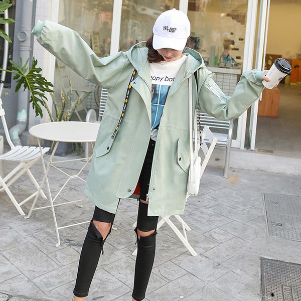 2019 spring winter new korean loose large size women long windbreaker jacket student thicken cotton female hooded overcoat lq743, Tan;black
2019 spring winter new korean loose large size women long windbreaker jacket student thicken cotton female hooded overcoat lq743, Tan;black